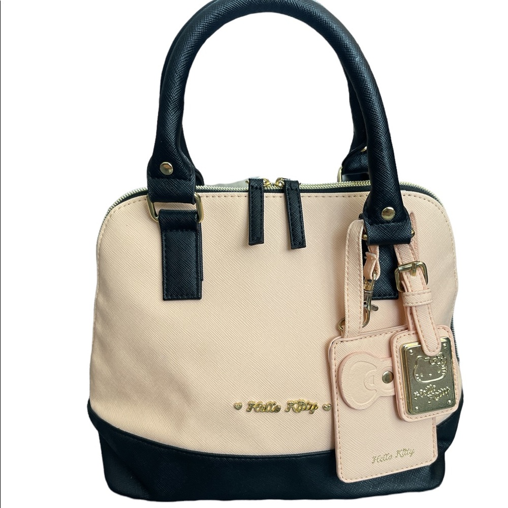 HELLO KITTY [2015 SANRIO FAUX LEATHER DESIGNER CROSS BODY TOTE BAG]